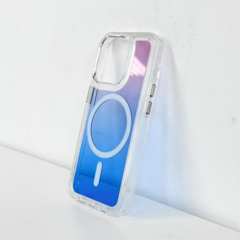 Чохол Gradient Case with Magsafe для iPhone 14 Pro Max Blue / Pink
