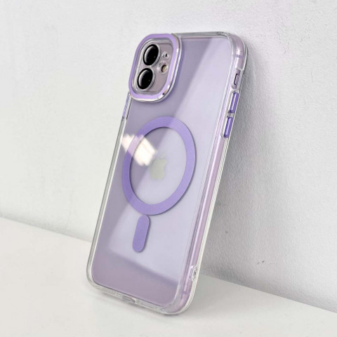 Чохол Metallic Crystal Case with MagSafe для iPhone 11 Purple