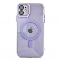 Чохол Metallic Crystal Case with MagSafe для iPhone 11 Purple