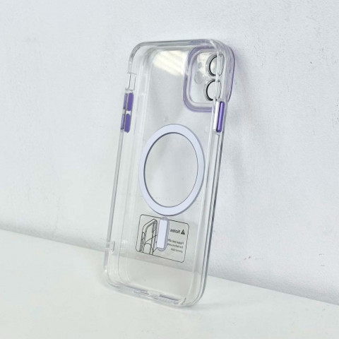 Чохол Metallic Crystal Case with MagSafe для iPhone 11 Purple