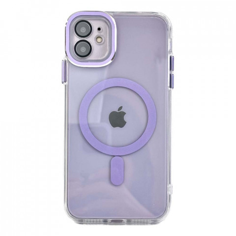 Чохол Metallic Crystal Case with MagSafe для iPhone 11 Purple