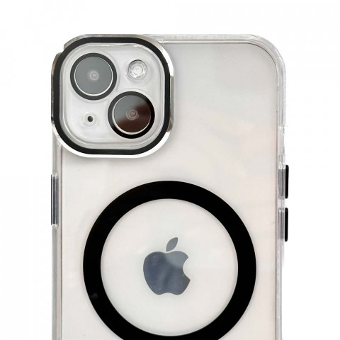 Чехол Metallic Crystal Case with MagSafe для iPhone 14 Black