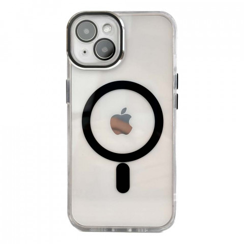 Чехол Metallic Crystal Case with MagSafe для iPhone 14 Black