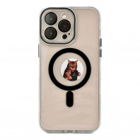 Чохол Metallic Crystal Case with MagSafe для iPhone 14 Pro Max Black