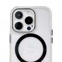 Чехол Metallic Crystal Case with MagSafe для iPhone 14 Pro Black Чехол Metallic Crystal Case with MagSafe для iPhone 14 Pro Black