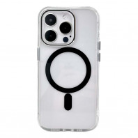 Чехол Metallic Crystal Case with MagSafe для iPhone 14 Pro Black