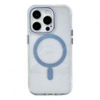 Чехол Metallic Crystal Case with MagSafe на iPhone 13 Pro Blue