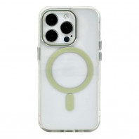 Чехол Metallic Crystal Case with MagSafe для iPhone 14 Pro Green