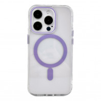 Чехол Metallic Crystal Case with MagSafe для iPhone 14 Pro Purple