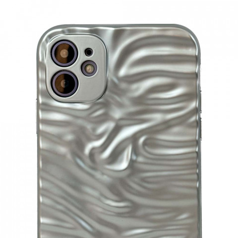 Чохол Metal case Matte для iPhone 11 Silver