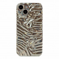 Чехол Metal case Glossy для iPhone 14 Silver