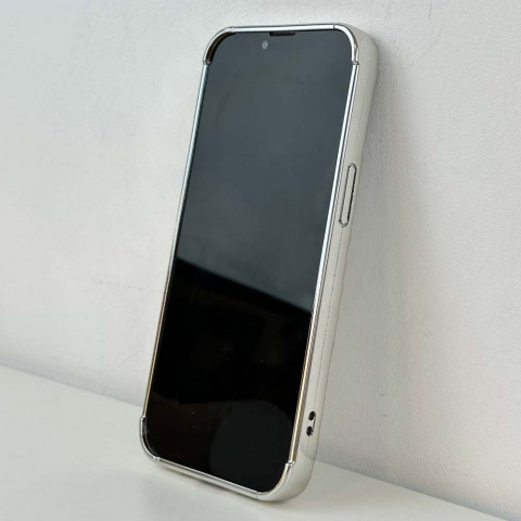 Чохол Metal case Glossy для iPhone 14 Silver Чохол Metal case Glossy для iPhone 14 Silver