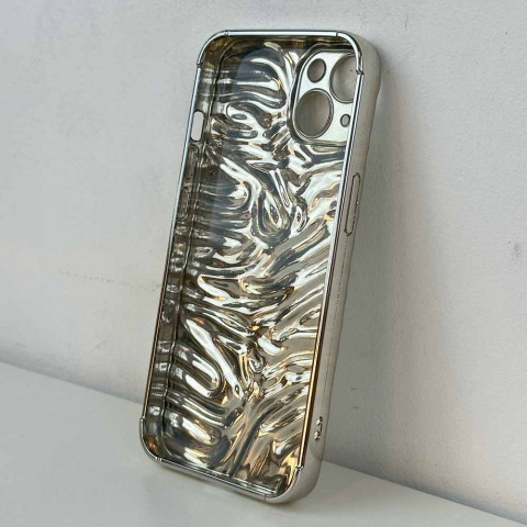 Чохол Metal case Glossy для iPhone 14 Silver Чохол Metal case Glossy для iPhone 14 Silver
