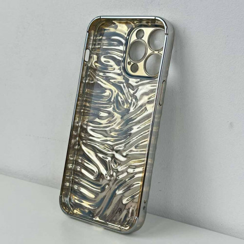 Чохол Metal case Glossy для iPhone 14 Pro Max Silver