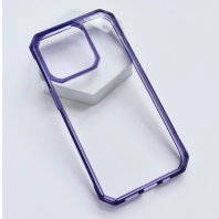 Чехол Octagon Crystal Case для iPhone 14 Deep purple