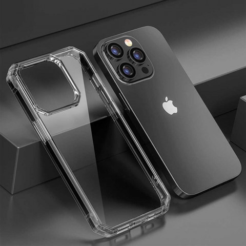 Чохол Octagon Crystal Case на iPhone 14 Pro Max Grey