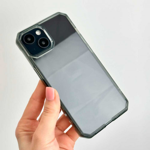 Чохол Octagon Crystal Case на iPhone 14 Pro Max Grey