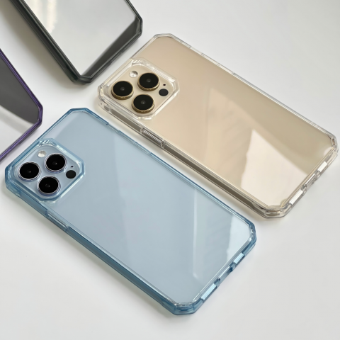 Чехол Octagon Crystal Case для iPhone 13 Pro Sierra blue