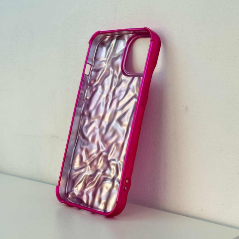Чехол Paper Duochrome для iPhone 14 Pink