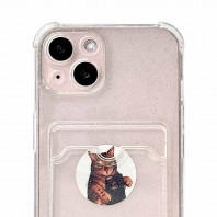 Чехол Glitter Pocket case на iPhone 14