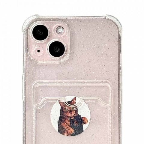 Чехол Glitter Pocket case на iPhone 14