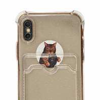 Чохол Glitter Pocket case для iPhone X і Xs Чохол Glitter Pocket case для iPhone X і Xs