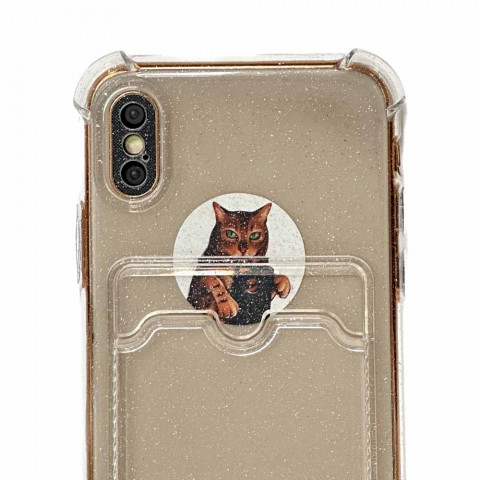 Чохол Glitter Pocket case для iPhone X і Xs Чохол Glitter Pocket case для iPhone X і Xs