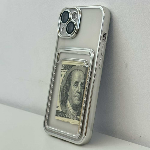 Чехол Shining Pocket case на iPhone 14 Silver