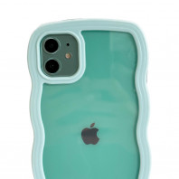 Чехол Wavy case для iPhone 12 и 12 Pro Mint Чехол Wavy case для iPhone 12 и 12 Pro Mint