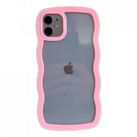 Чохол Wavy case на iPhone 11 Pink