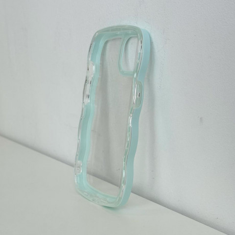 Чехол Wavy case для iPhone 14 Mint