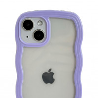 Чехол Wavy case для iPhone 14 Purple