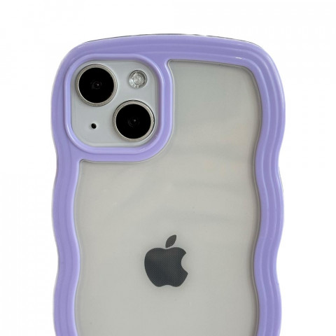 Чехол Wavy case для iPhone 14 Purple