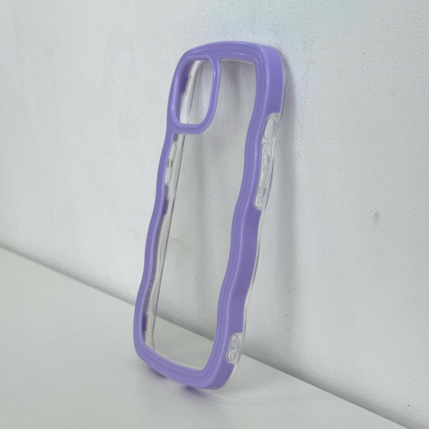 Чехол Wavy case для iPhone 14 Purple