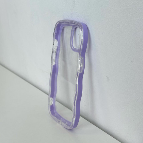 Чехол Wavy case для iPhone 14 Purple