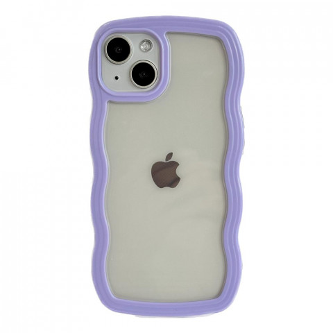 Чехол Wavy case для iPhone 14 Purple