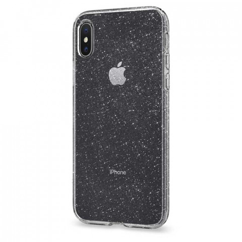 Чохол прозорий з блискітками для Iphone X/Xs Чохол прозорий з блискітками для Iphone X/Xs