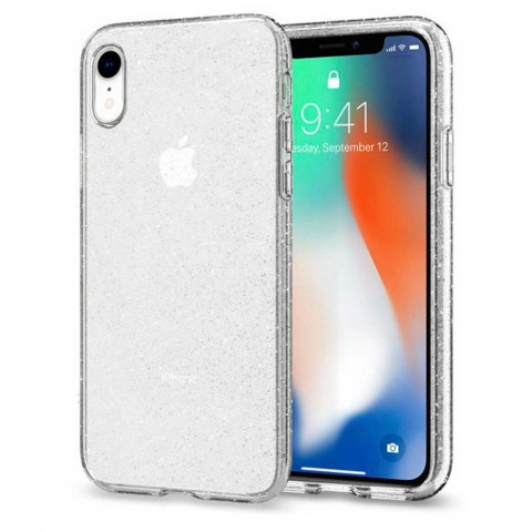 Чехол прозрачный с блестками для Iphone XR Чехол прозрачный с блестками для Iphone XR