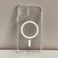 Чехол Silicone clear case with MagSafe для iPhone 11 Pro Max
