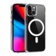 Чехол Silicone clear case with MagSafe для iPhone 13