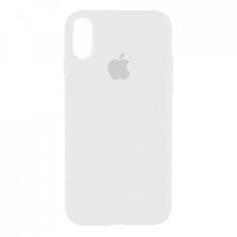 Чохол (copy) Full Silicone Case на Iphone X/Xs White Чохол (copy) Full Silicone Case на Iphone X/Xs White