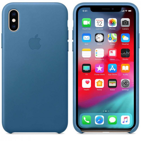 Чохол Leather Case для Iphone Xs Cape cod blue Чохол Leather Case для Iphone Xs Cape cod blue