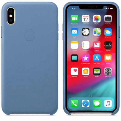 Чохол Leather Case для Iphone Xs Cornflower Чохол Leather Case для Iphone Xs Cornflower