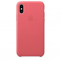 Чехол Leather Case на Iphone Xs Max Peony pink