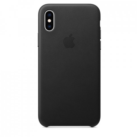 Чохол Leather Case для Iphone Xs Black