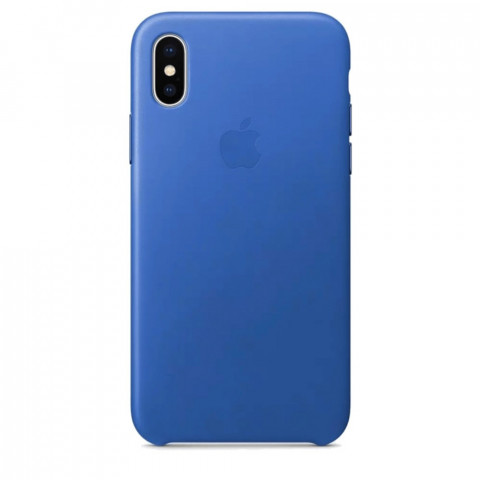 Чохол Leather Case на Iphone X Electric blue Чохол Leather Case на Iphone X Electric blue