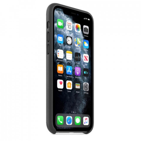 Чохол Leather Case для Iphone Xs Black