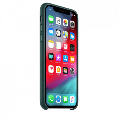 Чохол Leather Case на Iphone Xs Forest green Чохол Leather Case на Iphone Xs Forest green