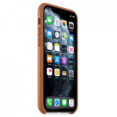 Чохол Leather Case для Iphone Xs Saddle brown Чохол Leather Case для Iphone Xs Saddle brown
