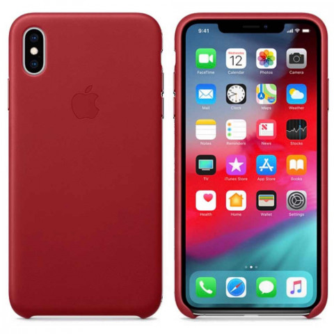 Чехол Leather Case для Iphone X Red Чехол Leather Case для Iphone X Red